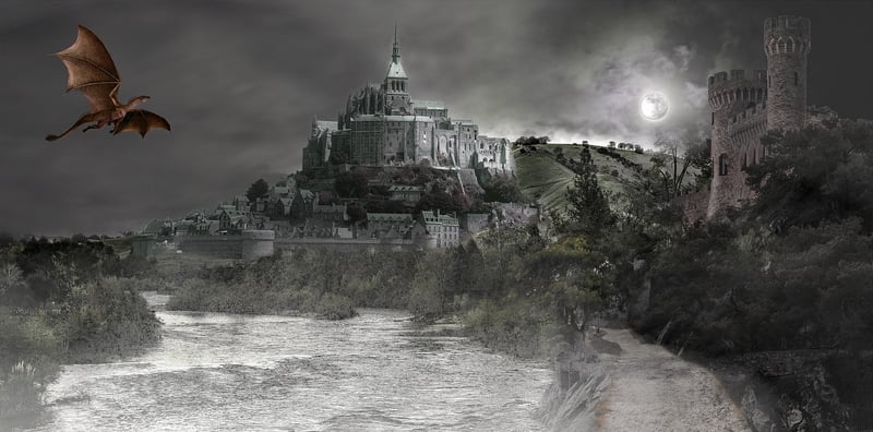 Dragon Castle Backdrop